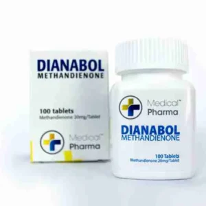 Dianabol (Methandrostenolone) 20mg/tab 100 tabs – Medical Pharma Steroids USA