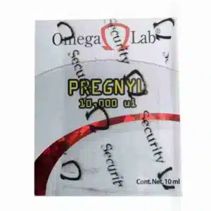 HCG Pregnyl 10000 ui x 1 amp 1 solvent – Omega labs